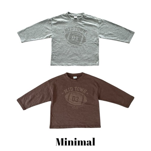 MINIMAL［取寄］rugby slub tee 26autumn