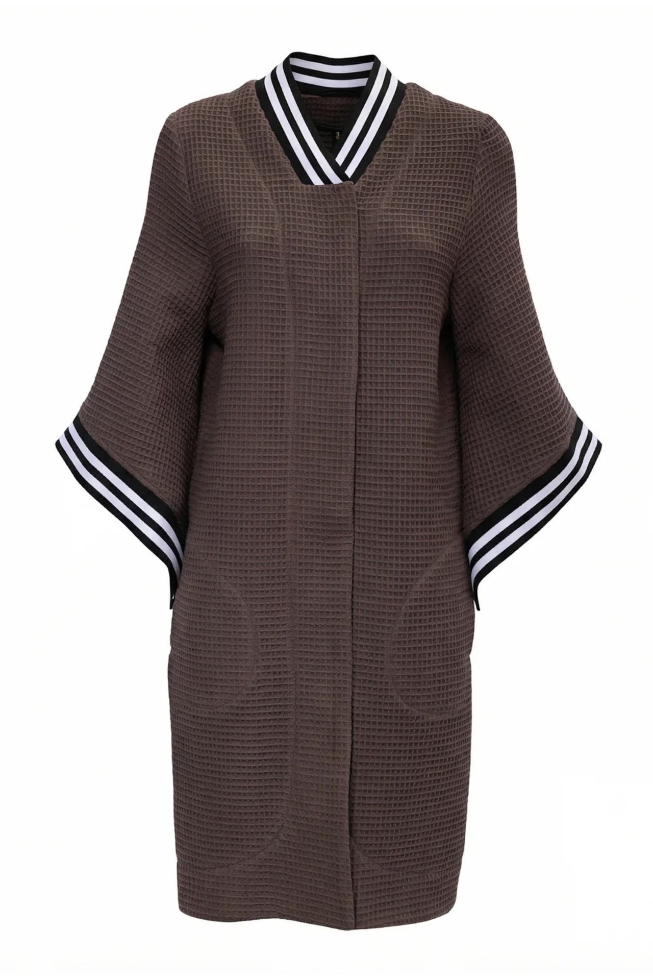 KIMONO GOWN - DUSTY BROWN