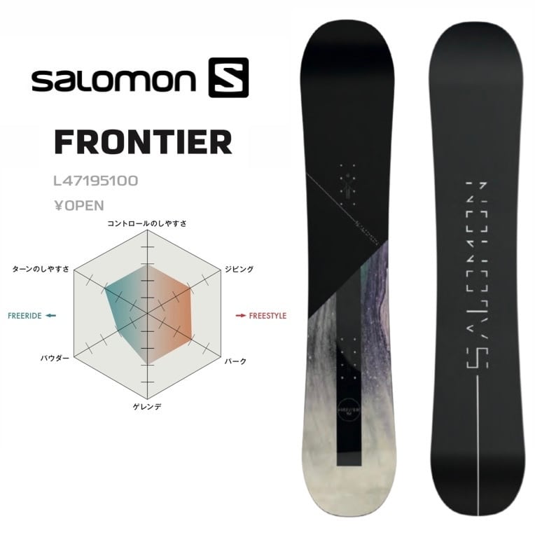 SALOMON FRONTIER 19-20年 148cm ビンディングセット - ボード