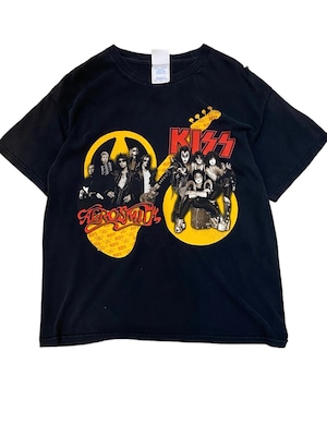 【SOLD】00s "KISS" band print T-shirt【北口店】バンド プリントTシャツ