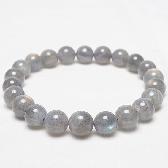 ピンク ラブラドライト ブレスレット 9mm 一点物 メール便送料無料 [M便 1/10] 111-25139