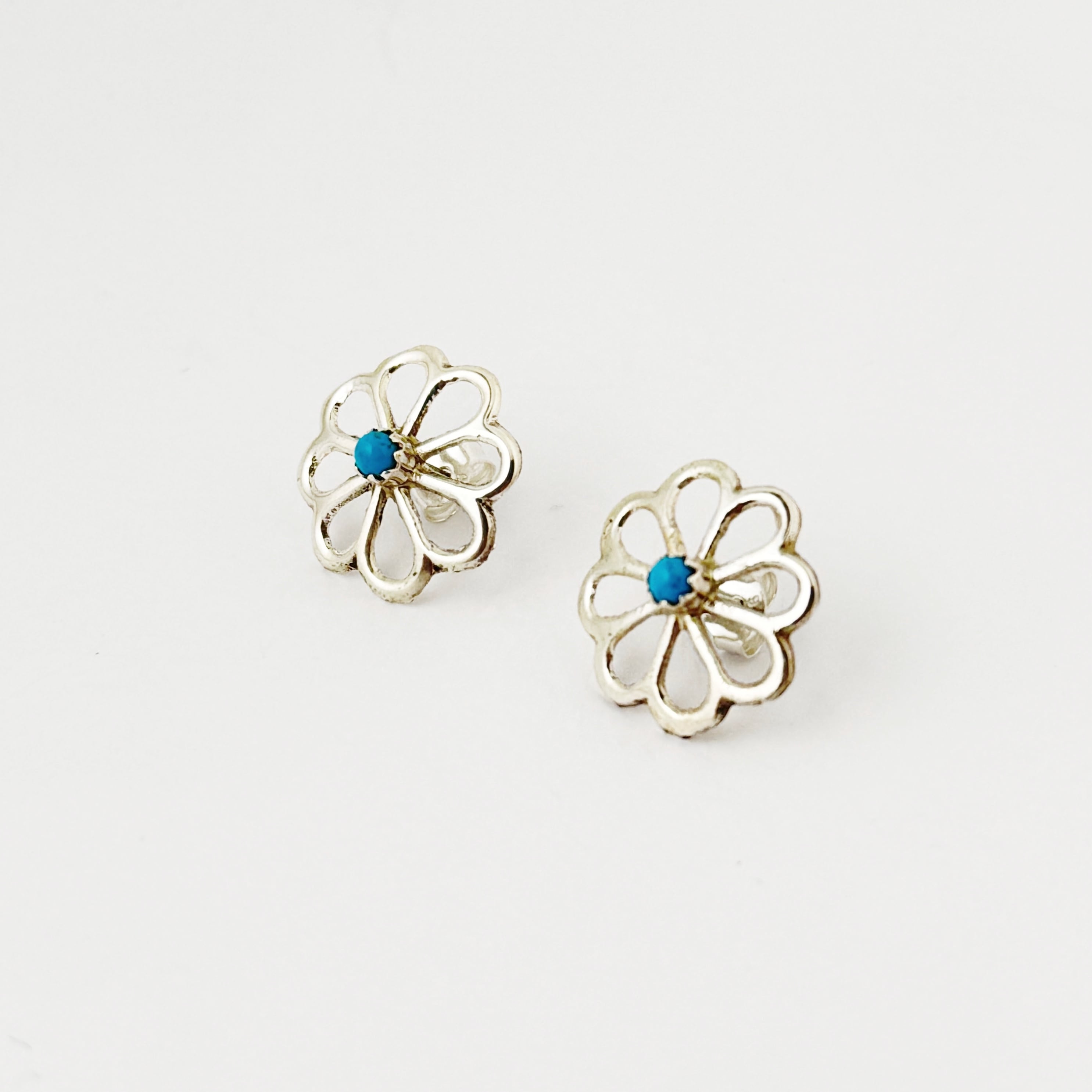 再入荷！】《Indian jewelry》 フラワー ターコイズ 1 ストーン