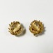 Vintage Trifari Gold Tone Modernist Design Earrings