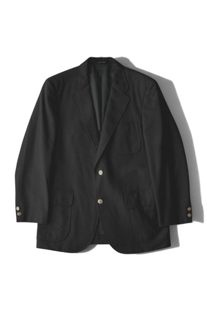 90's "Brooks Brothers" Black Navy Color Pure Wool 3B Blazer