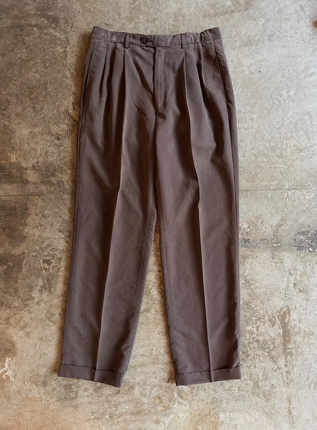 brown slacks
