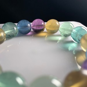 カラフル フローライト ブレスレット