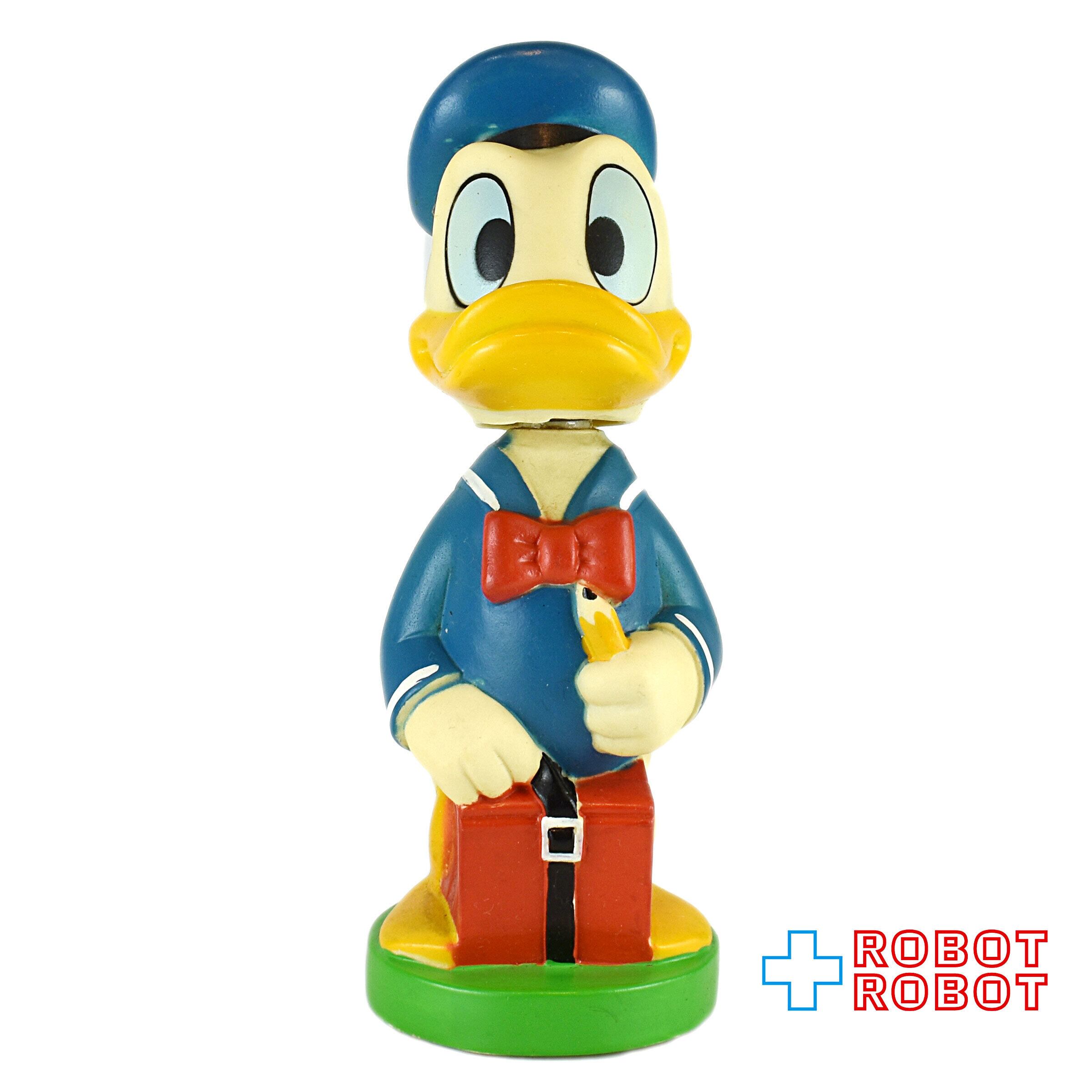 ディズニー ドナルドダック スチューデント ボブルヘッドソフビドール