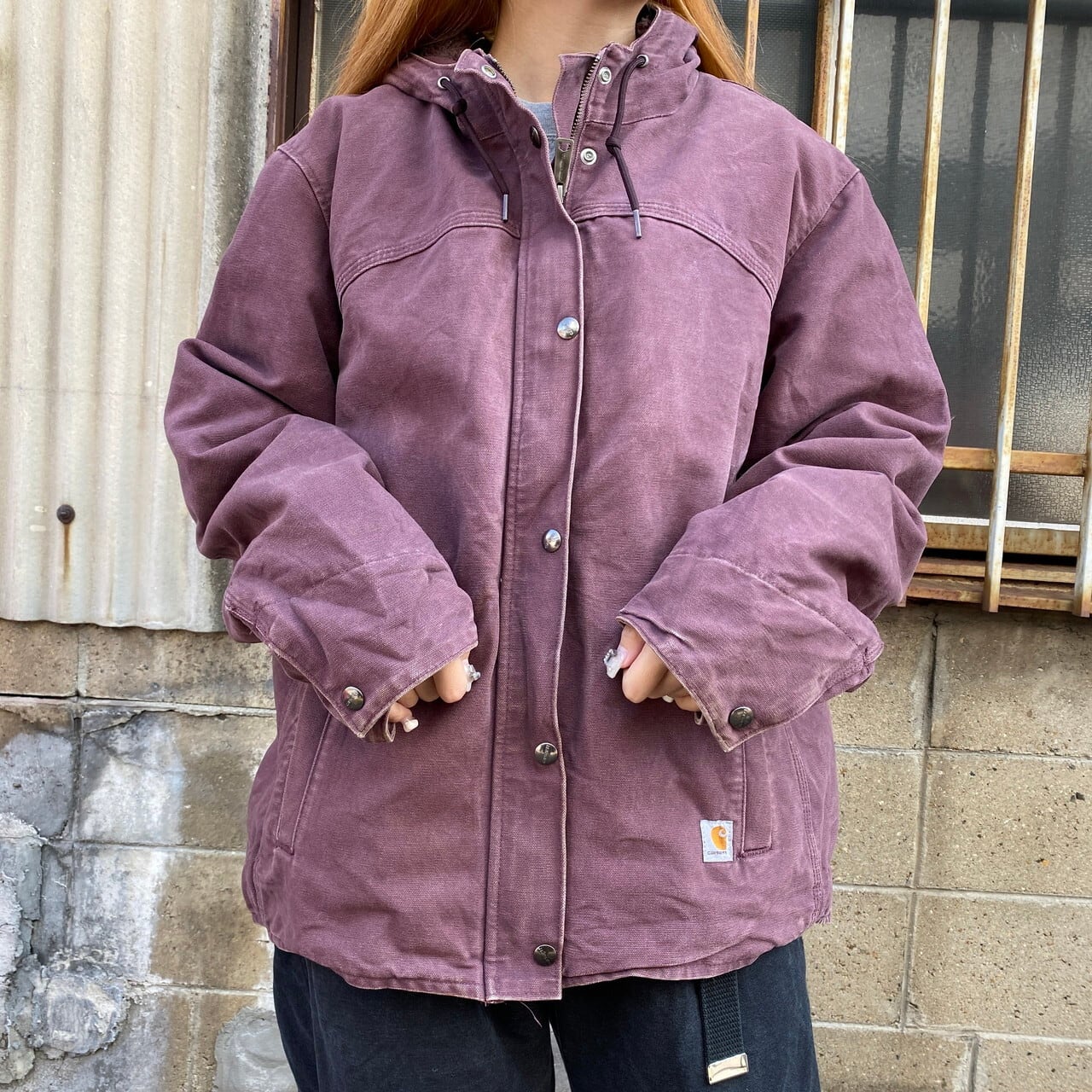 Carhartt ボアブルゾン XL 紫