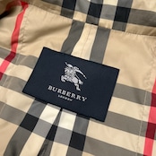 BURBERRY バーバリー 裏チェック ノバチェック ダウンライナー付き コート サイズ M /メンズ/ブラック/襟フード収納/三陽商会