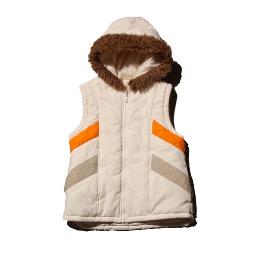 Mudd 00s FurHoodieDownZipVest