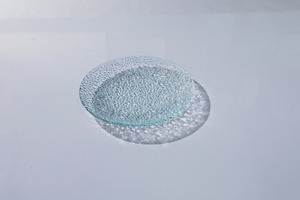 昭和型ガラス「ダイヤ」　皿　円形　小（Φ120mm）