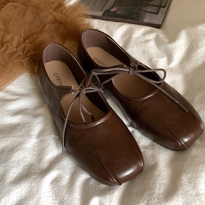 ribbon flat pumps　k-0072