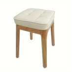 スツール ミニスツール 小さいイス 高さ45cm 木製 椅子 イス 軽量 クッション付き おしゃれ 北欧