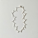 yozora necklace pearl×crystal