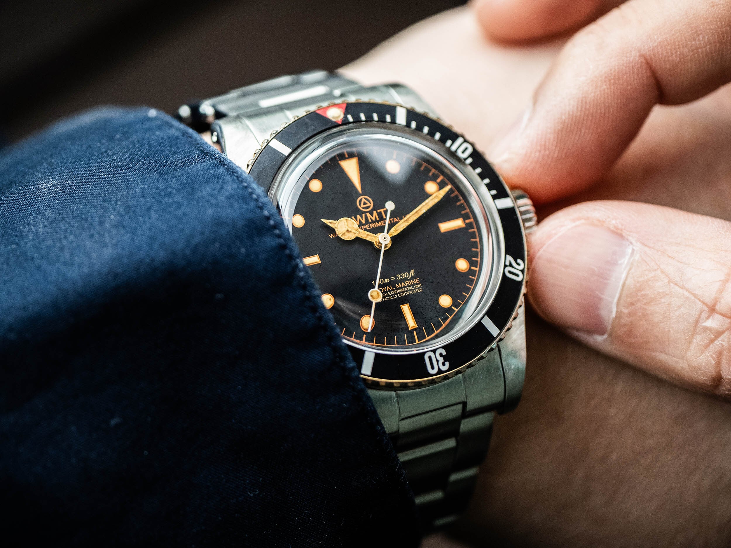 WMT WATCHES Sea Diver – All Aged With Brass Bezel / Black Dial ...