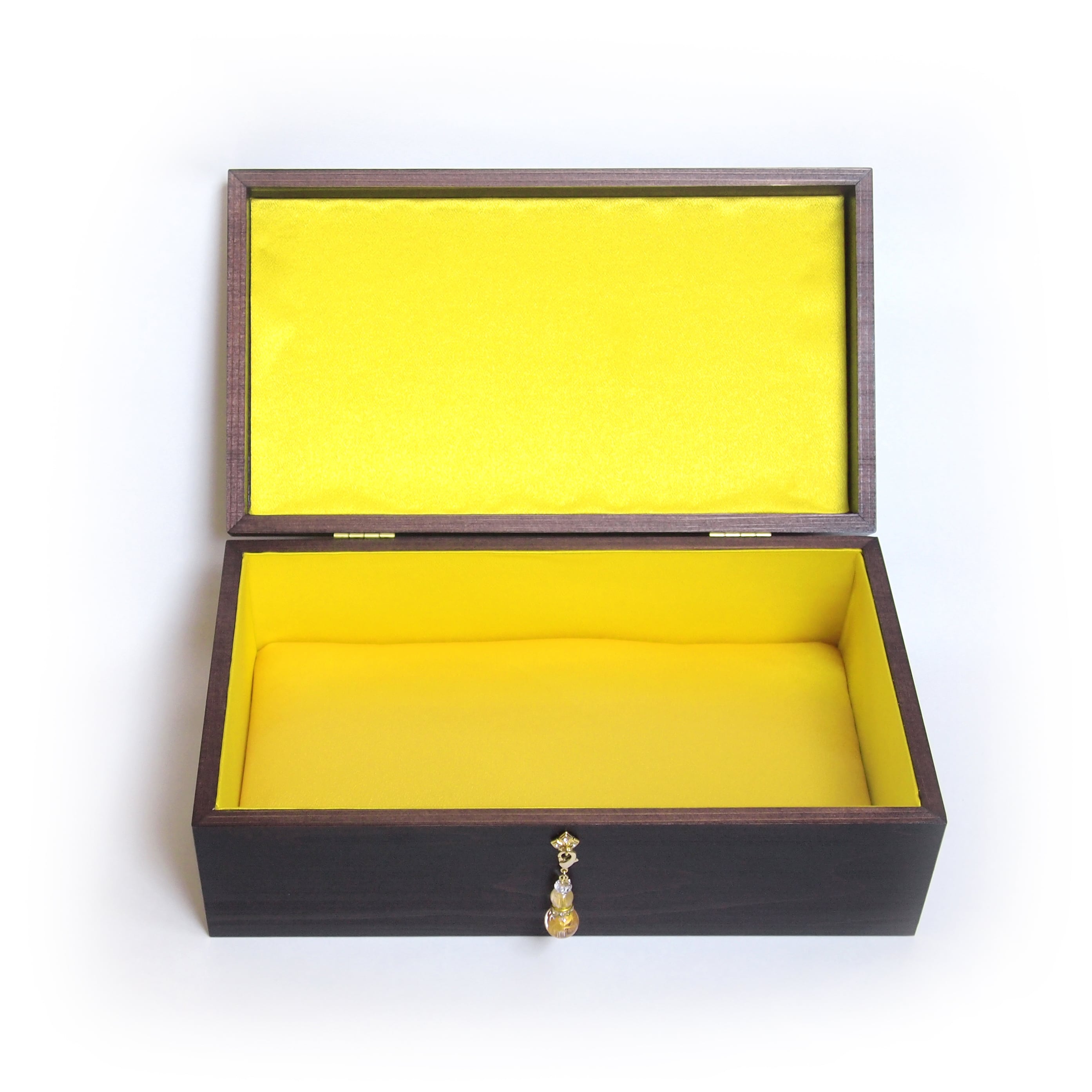 ブラウン木箱のお財布ベッド｜最強金運チャーム付き ブラウン木箱のお財布ベッド｜最強金運チャーム付き | mico＊SHOP