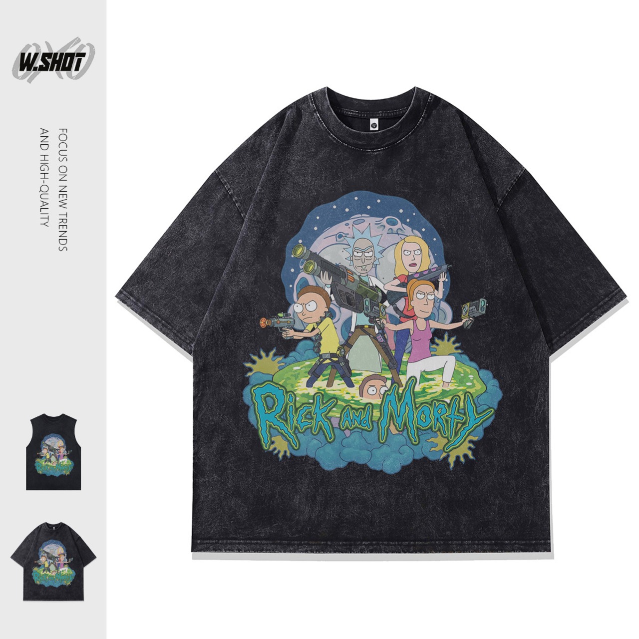 VINTAGE ストリート Rick and Morty Tシャツ T968