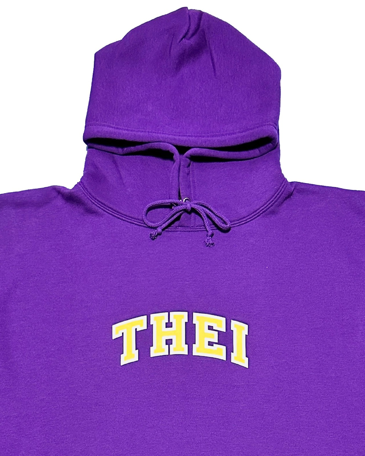 COLLEGE SWEAT HOODIE - PURPLE