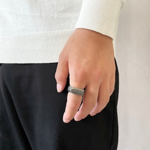 Asymmetry Signet Ring