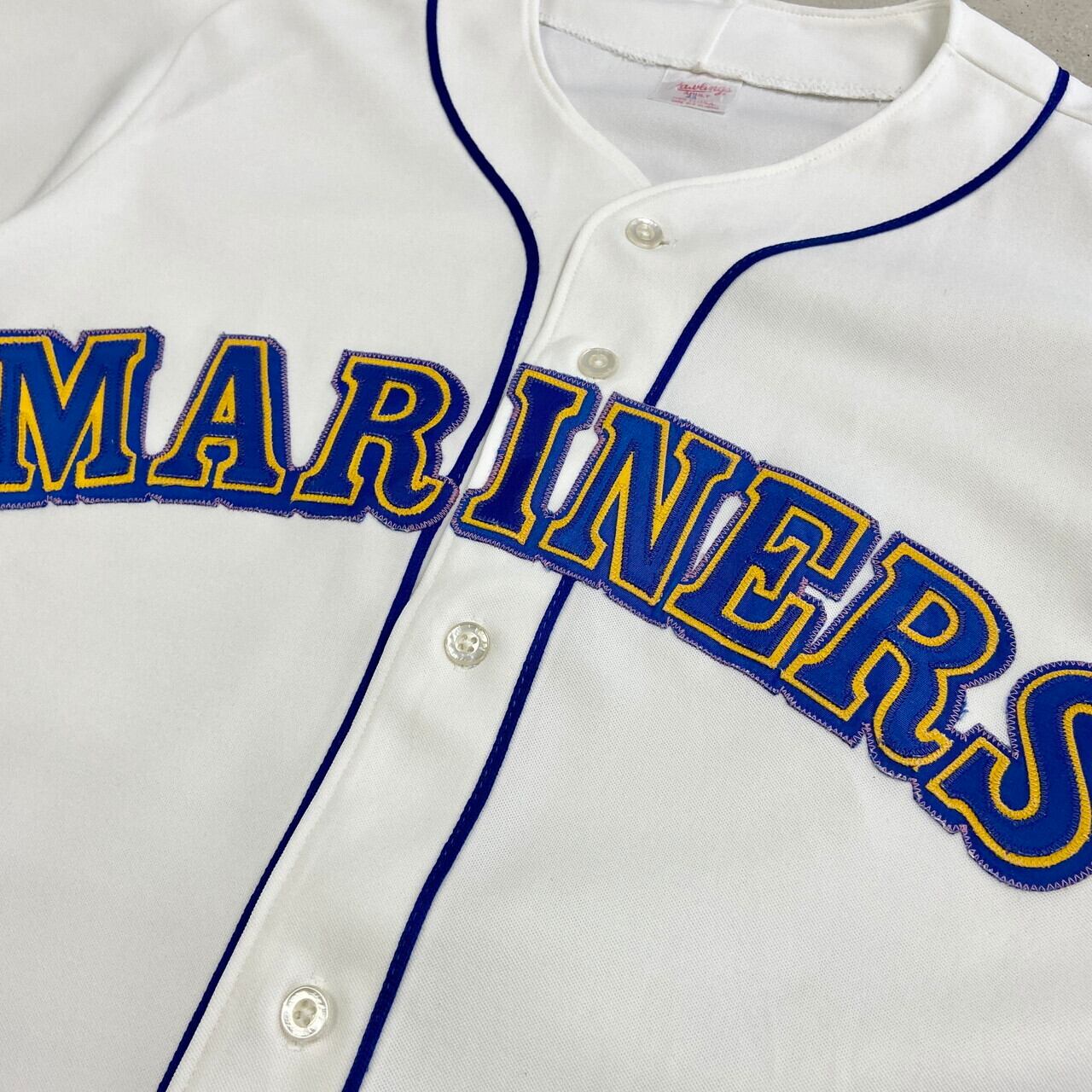 90年代 USA製 MARINERS マリナーズ ベースボールシャツ メンズXL-2XL 
