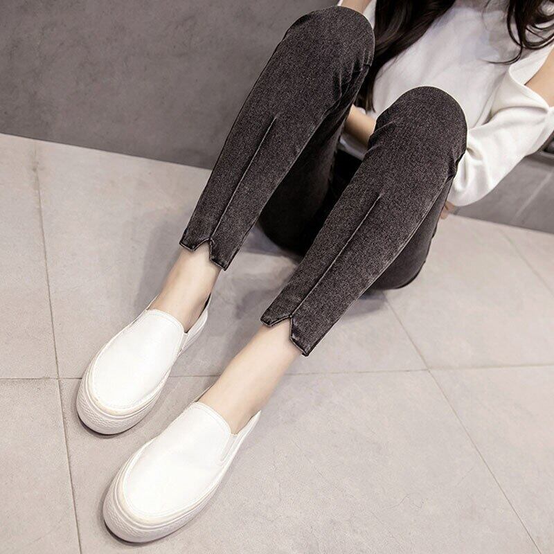 【新作】【送料無料】 妊娠中のパンツマタニティジーンズストレッチレギンスロパプレママグラビダ着用ズボン妊娠中の女性ベリーパンツ AL expec316179532979