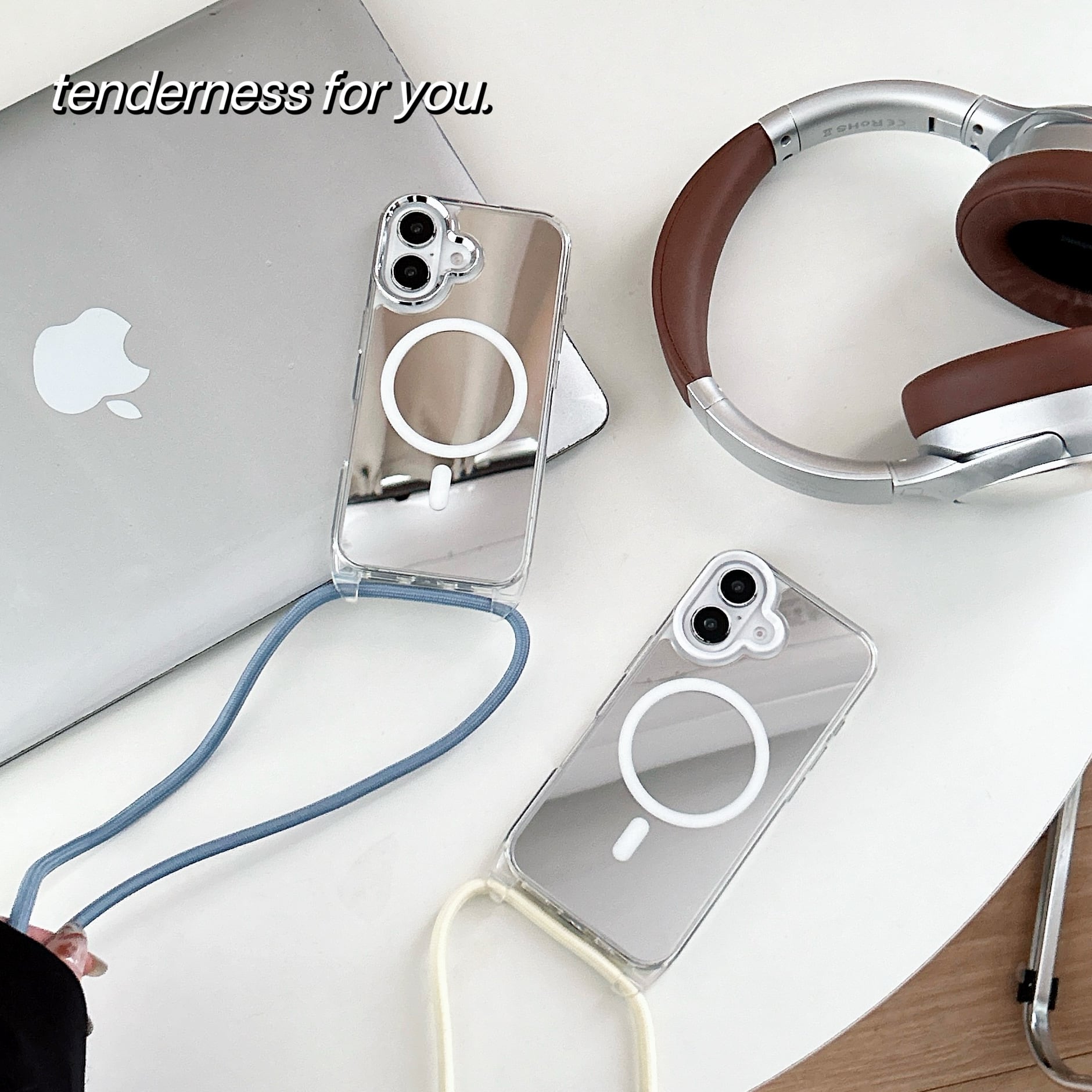 MagSafe対応】人気の背面ミラー◎スマホショルダー シンプル