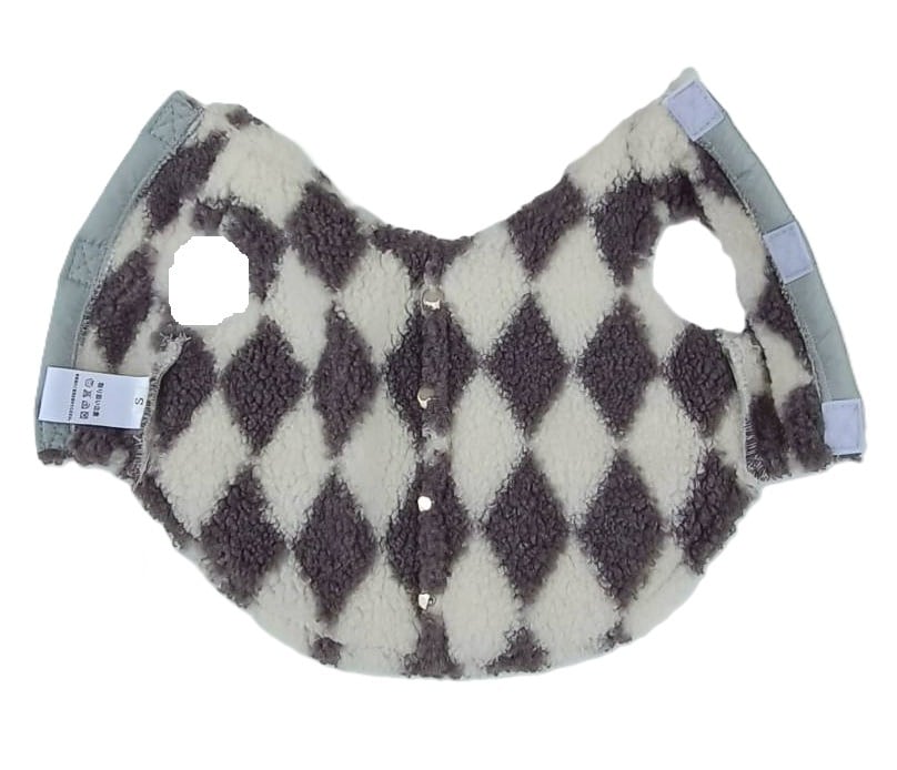 【ドッグウェア】おでかけベスト グレー/ブラック