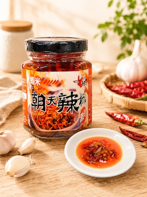エビ入り辛味調味料(蝦米朝天椒醬) 105g