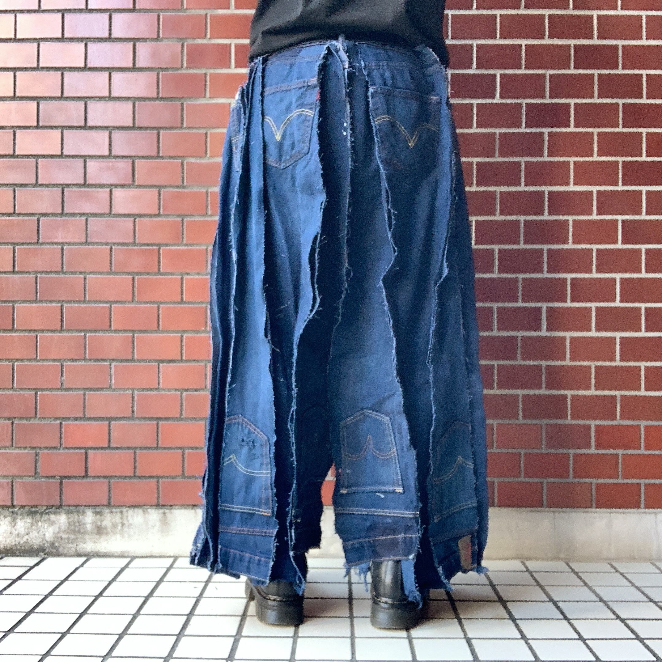 ワイドシルエット】再構築 リメイク ワイド フレア デニム | 101NEWYORK
