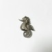 Vintage 925 Silver Seahorse Brooch Made In Mexico