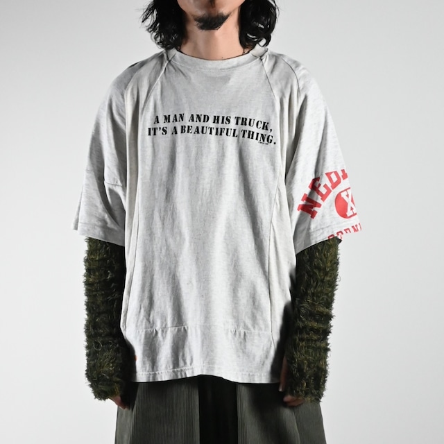 CHANGES / RAGLAN SLEEVES POCKET TEE MULTI