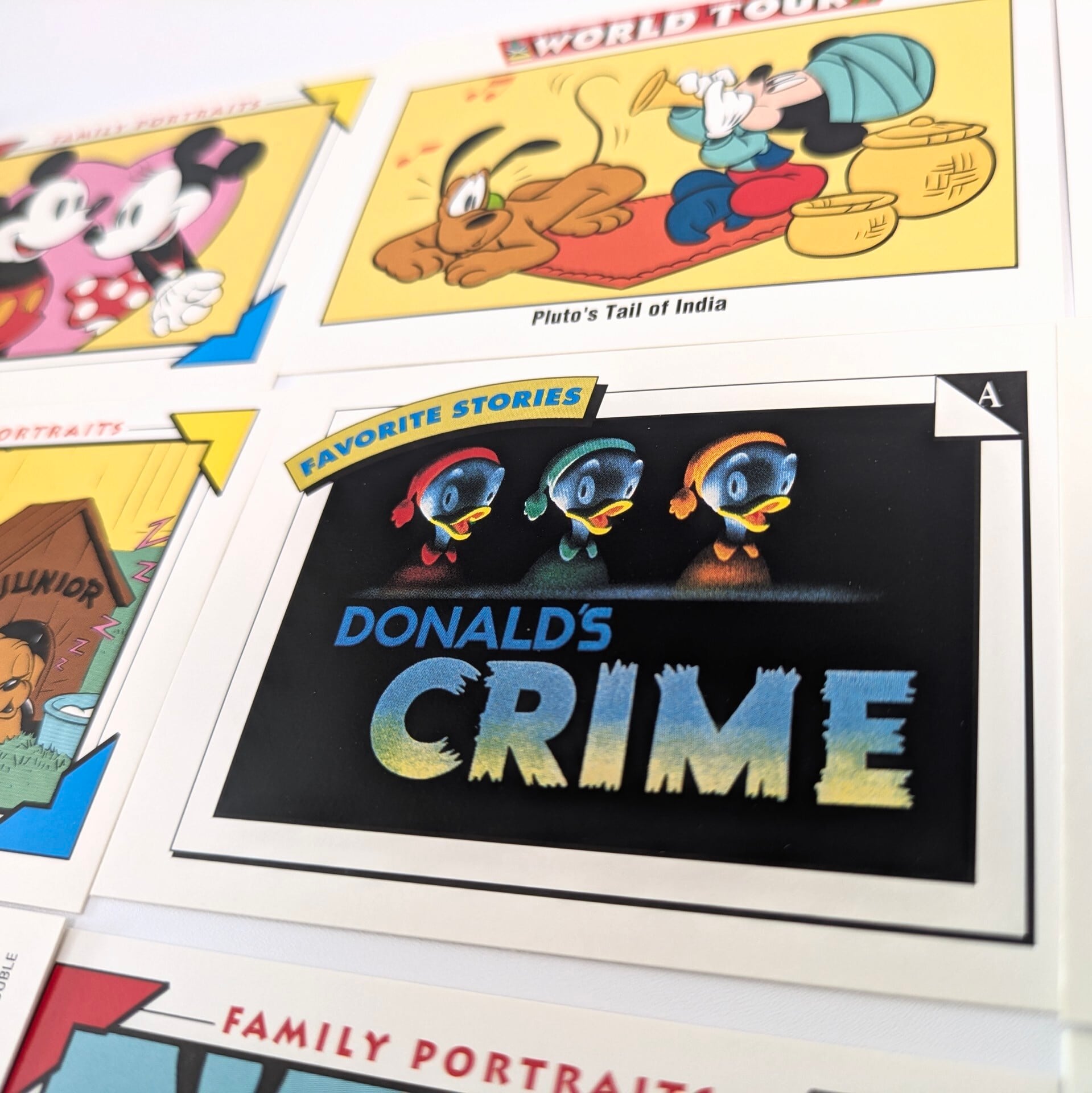 ☆送料無料！☆1991年製 【 Disney Collector Cards ディズニーコレクターカード 】VINTAGE トレーディングカード単品 （1個=15CARDS）〚アメリカン雑貨 アメトイ〛