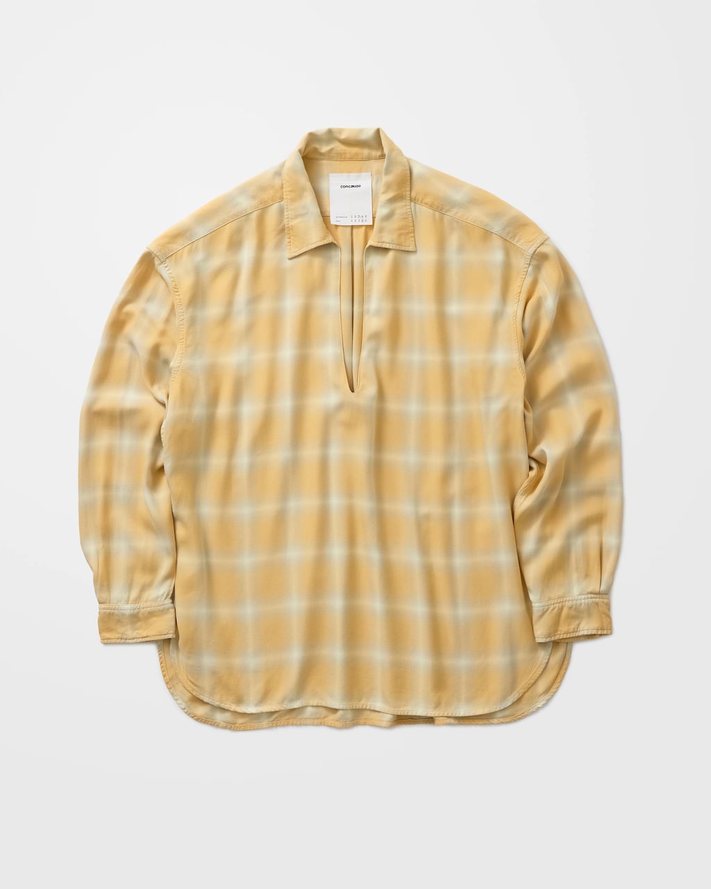 PHIGVEL - FRENCH OPEN COLLAR LS SHIRT | HUMAN and THINGS
