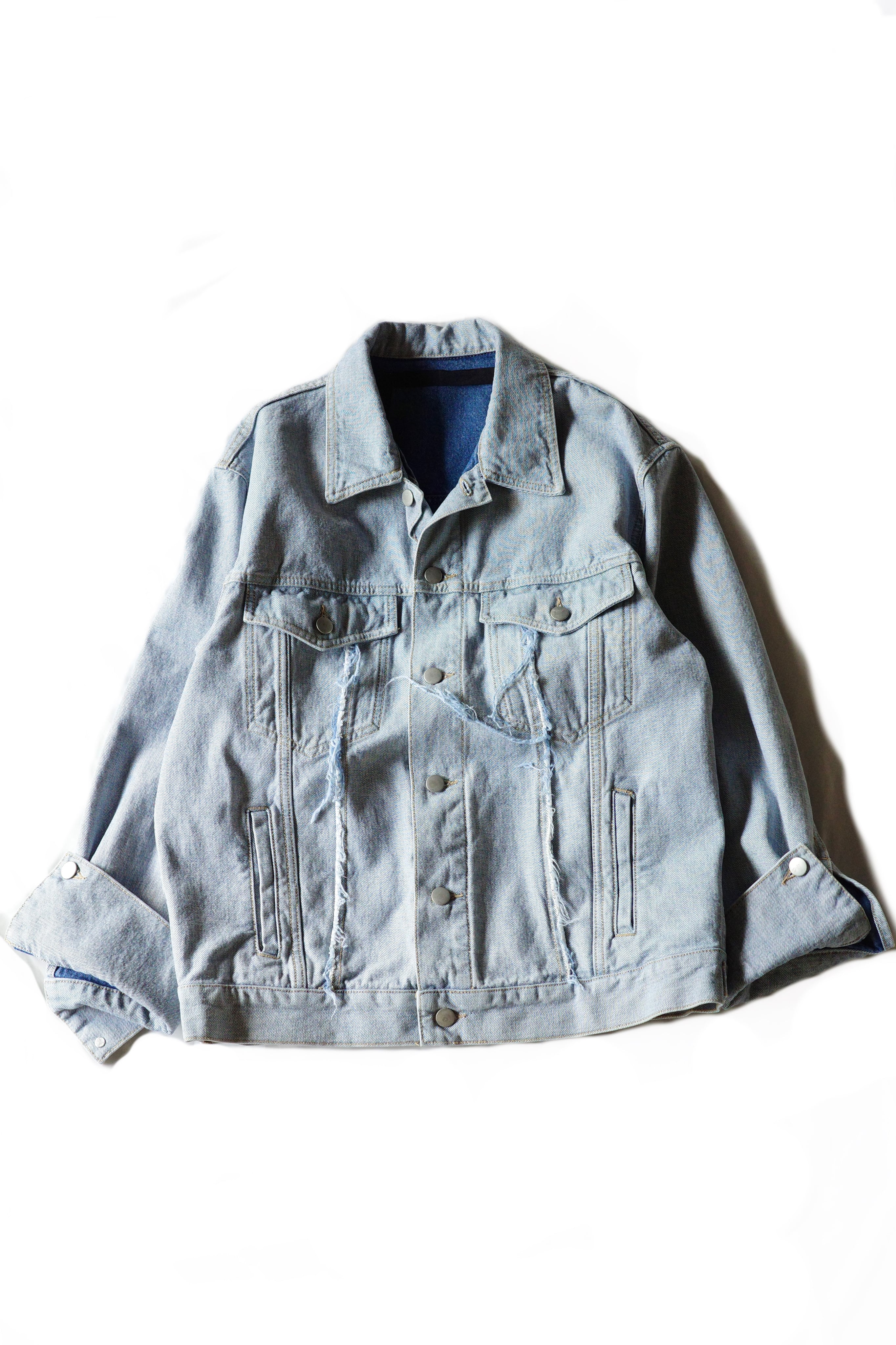 MARINA YEE【REWORKED DENIM JACKET -Blue/Stone-】