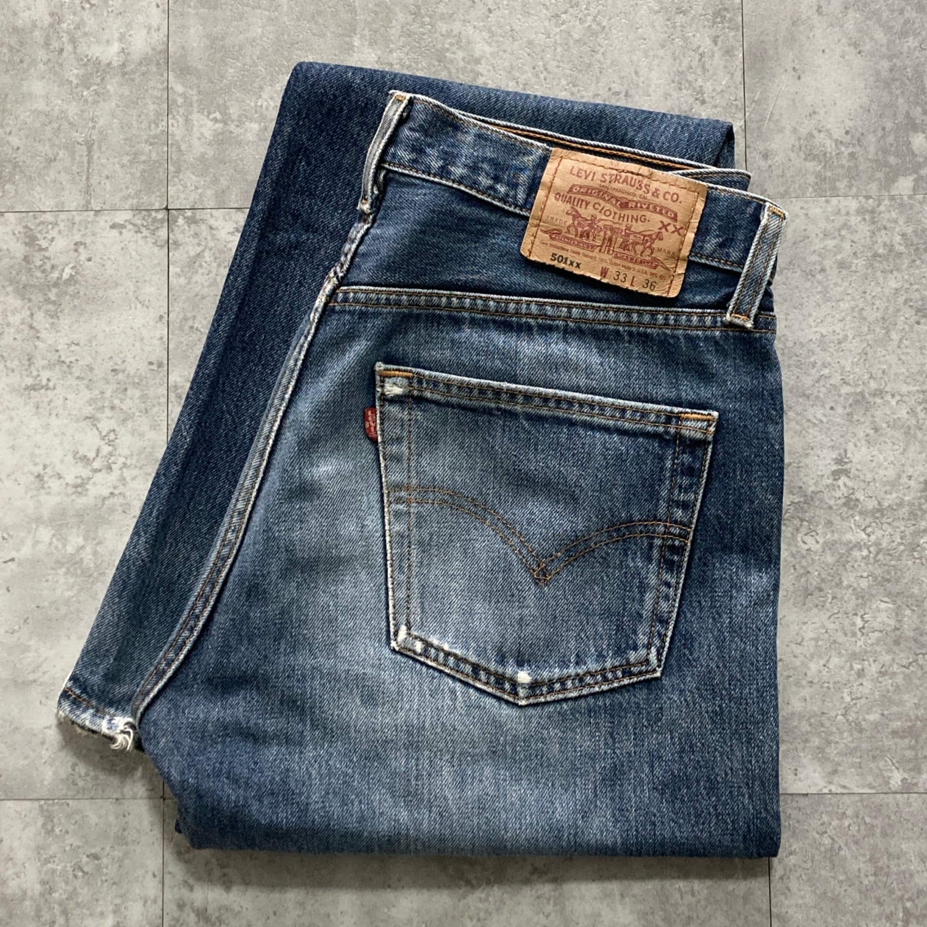 w220-922【米国製】リーバイス 501 W34×L36 カットオフ W34 L36】90's US.Levis 501 リーバイス サンアンジェロ工場(552