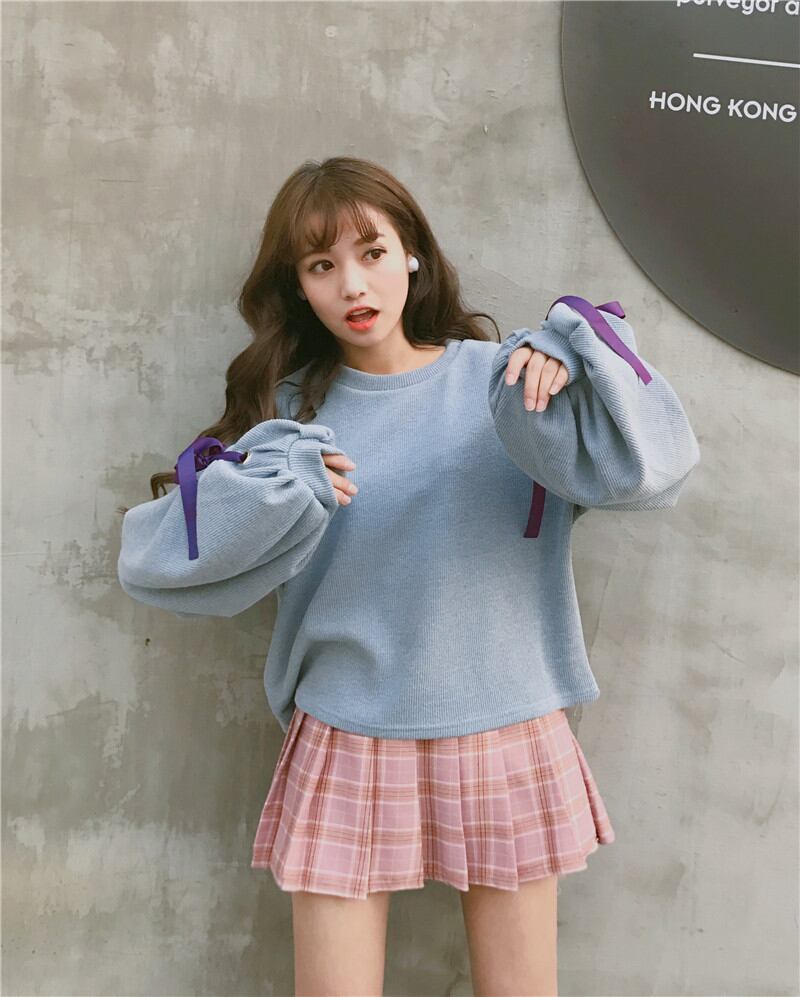 バルーンスリーブトレーナー 人気完売】MUSE 黒 ドゥーズィエムクラス