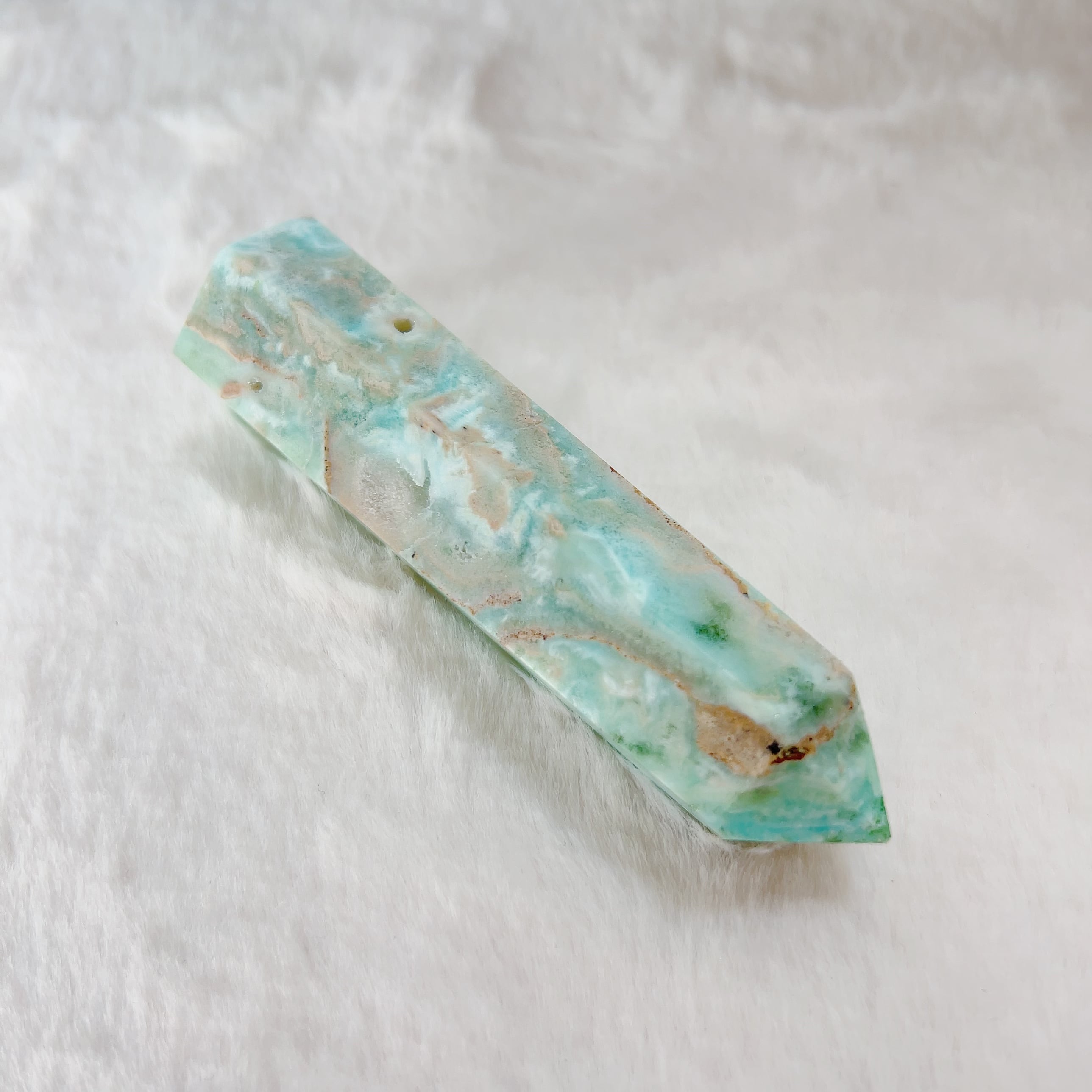 061 アフガニスタン ヘルマンド州 ブルーアラゴナイト-