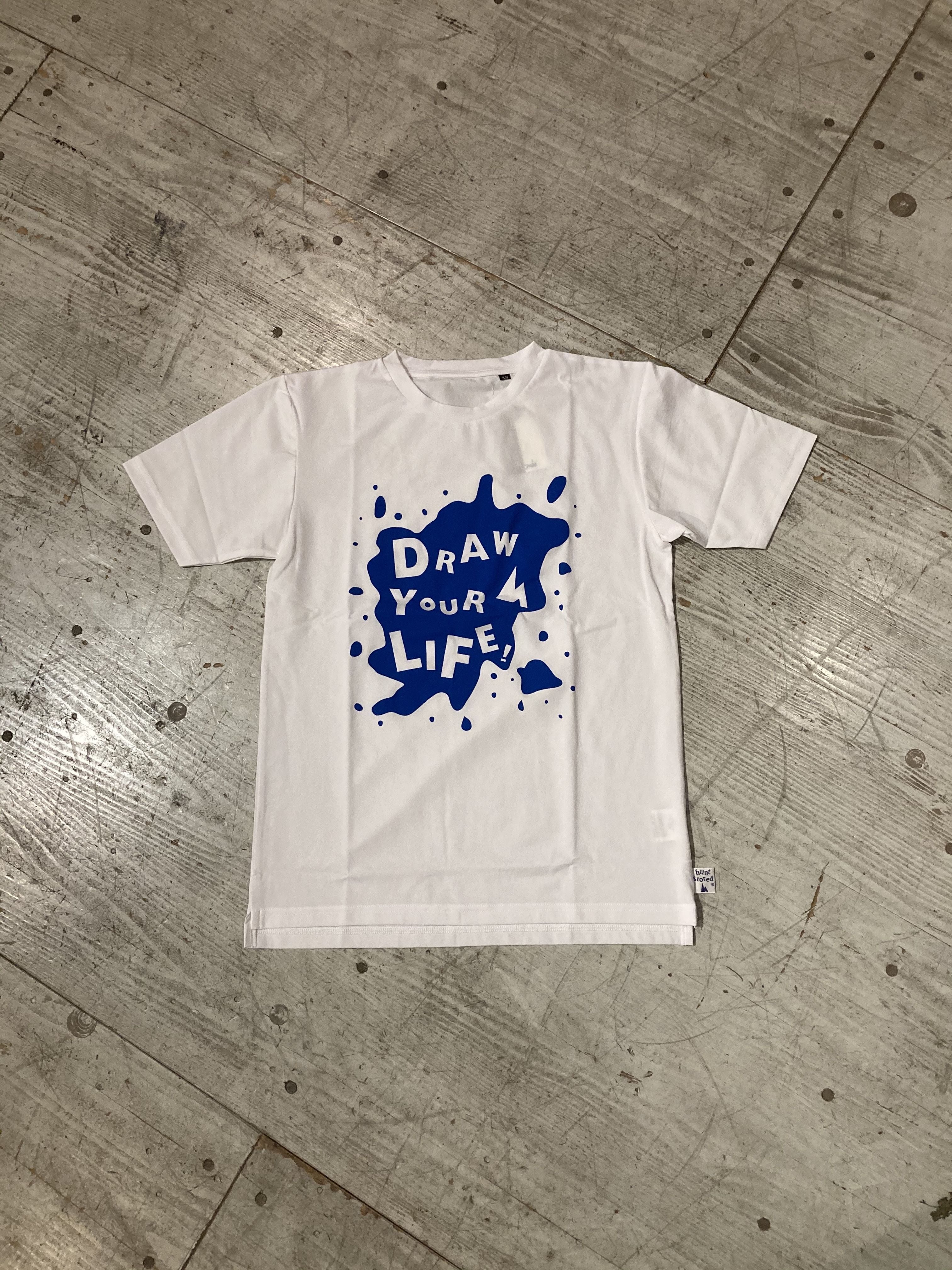 charbon / EMBLEM DRY BIG T-SHIRTS（White） | 道がまっすぐ