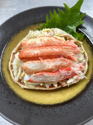 ずわい蟹甲羅盛 2個セット 剥き身量150g×2 化粧箱入