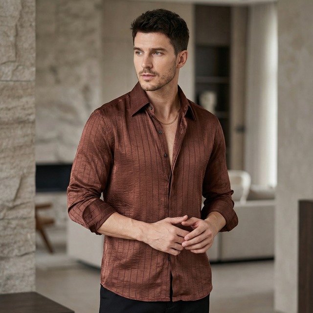 エレガントラインシャツ(3color） M0945