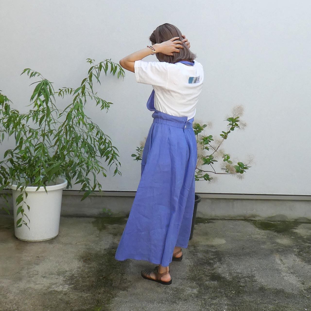 ☆予約受付終了 リネンエプロンドレス | NAVY-YARD