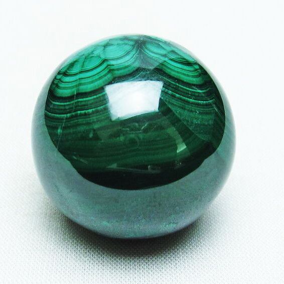マラカイト 丸玉 32mm スフィア 一点物 141-4869