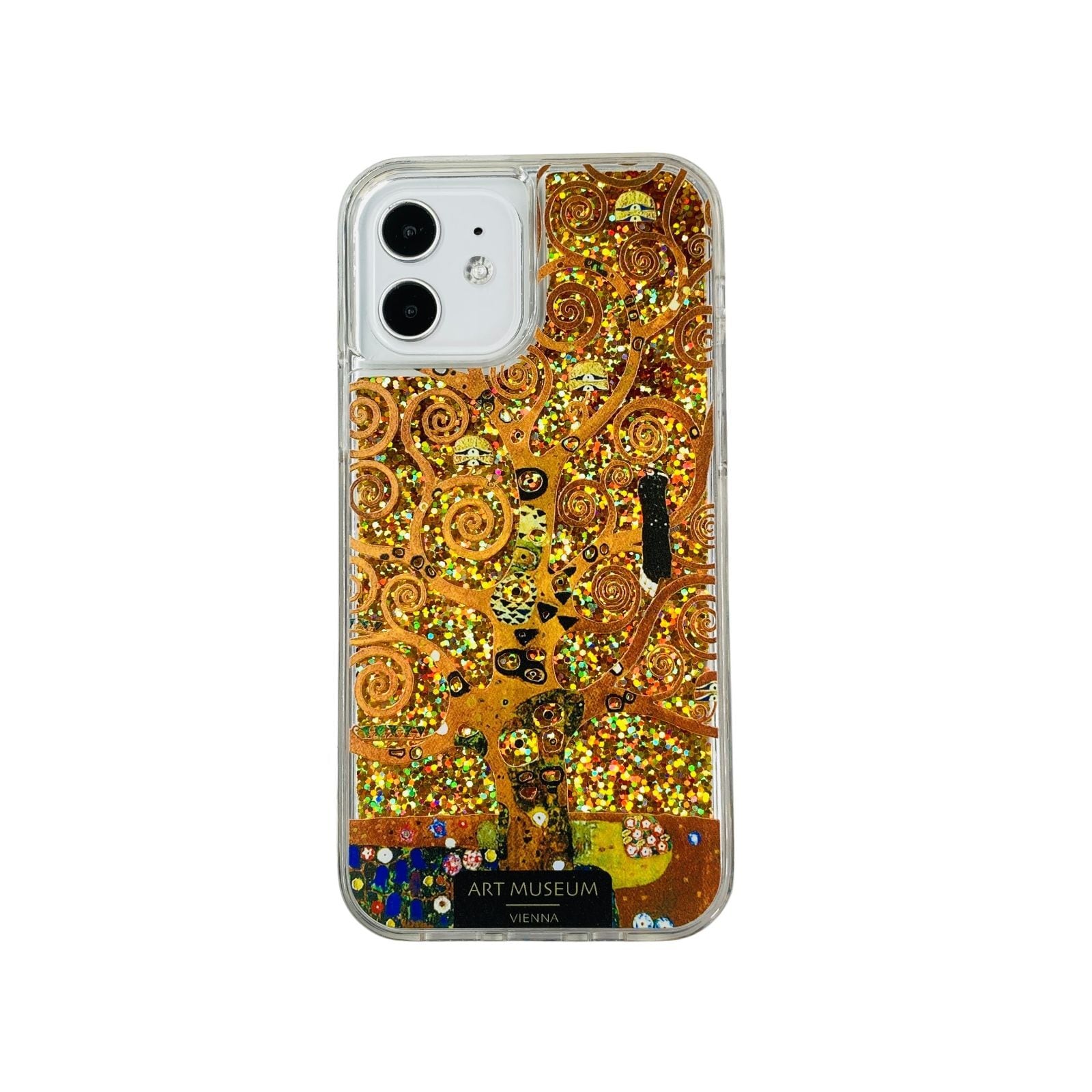 Artify Iphone 12 12 Pro グリッターケース クリムト 生命の樹 ゴールド Aj Klimt World