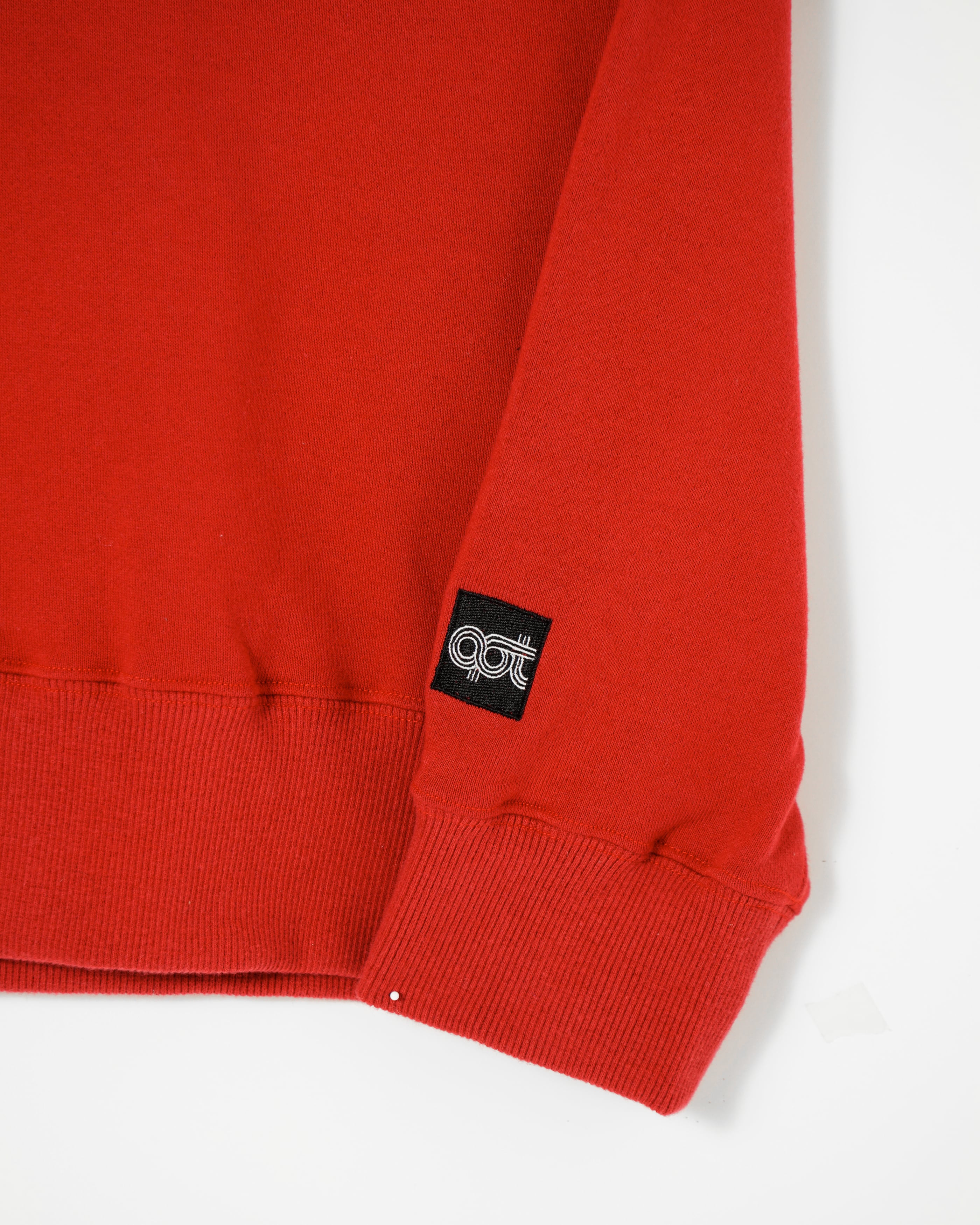 OPTSTUFF] CREWNECK SWEAT SHIRT (RED) | OPTSTUFF