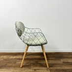 MAGIS マジス PINA green / natural ピーニャ ファブリック オーバルクッション × ナチュラル脚 ダイニングチェア デザイナーズ家具 グリーン系【展示品】【200サイズ】