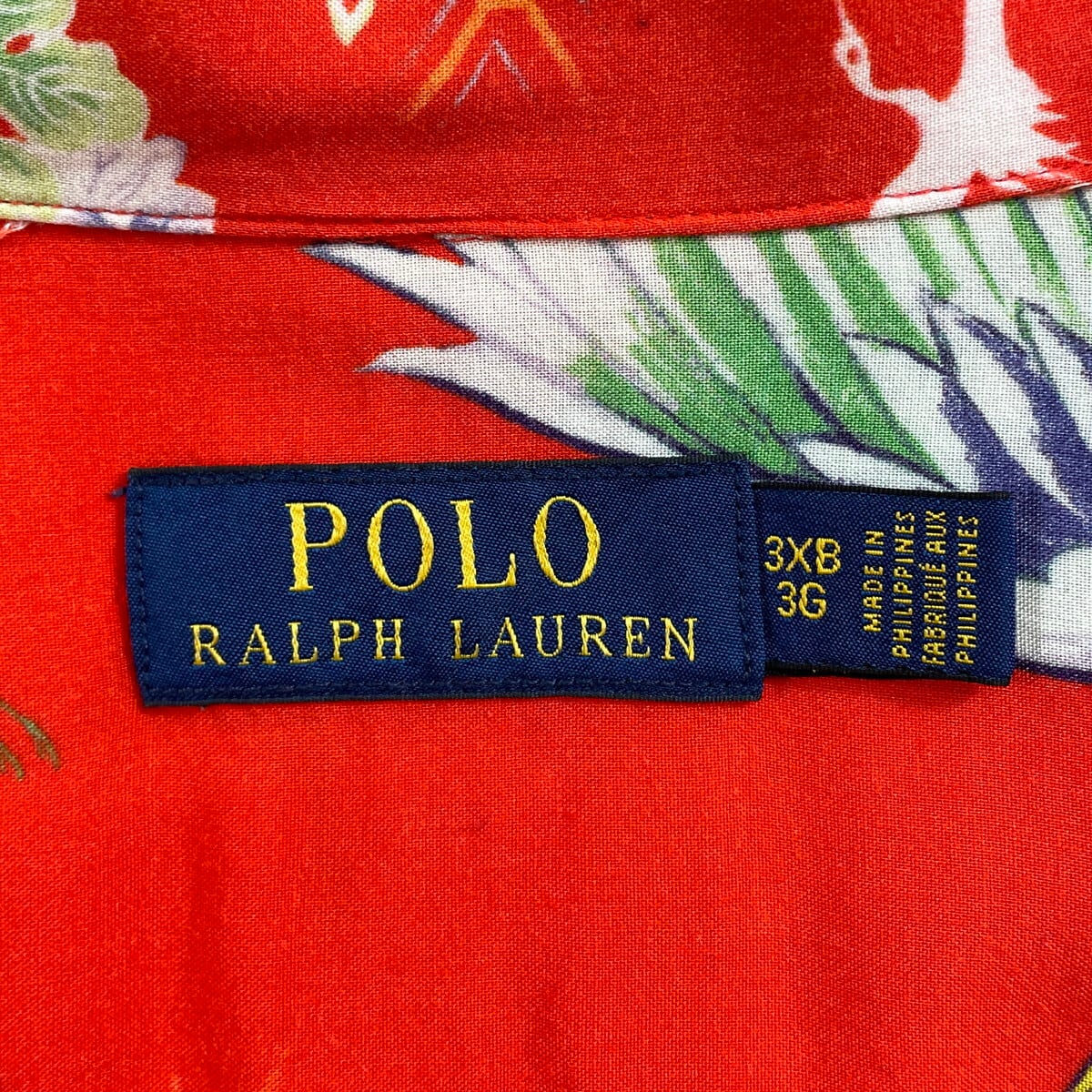 POLO RALPH LAUREN ポロラルフローレン オープンカラー 開襟 和柄