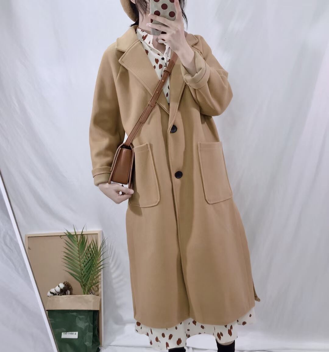 テーラードロングコート　AJ5Z5039-678