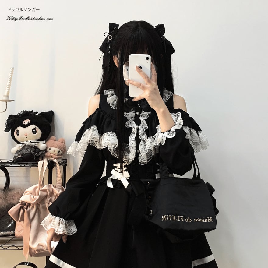 ロリータファッション通販 SEASONZ ゆめかわ 編み上げ ミニ