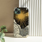 受注生産 iPhoneケース 金色放射線のクラシック星図｜天体図 STAR073C