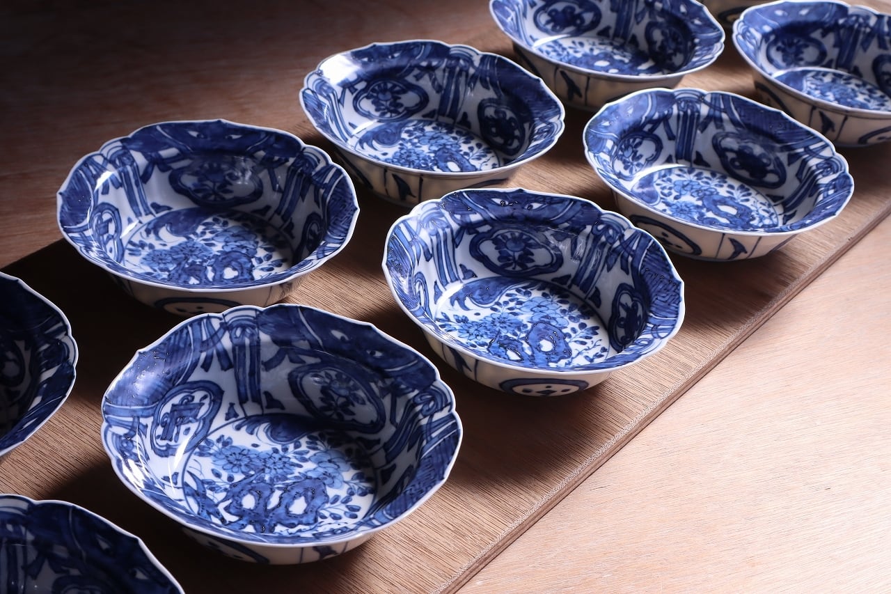 染付芙蓉手岩花文兜鉢 | 陶つちやま